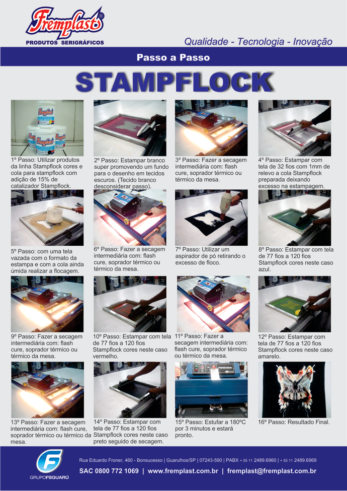 PassoStampflock fremplast - Lançamento Fremplast - Stampflock